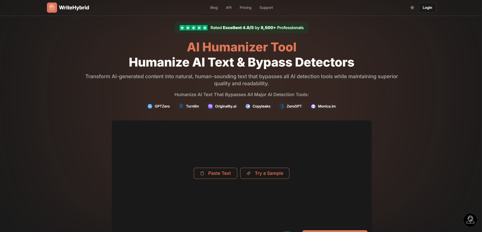 WriteHybrid AI Humanizer