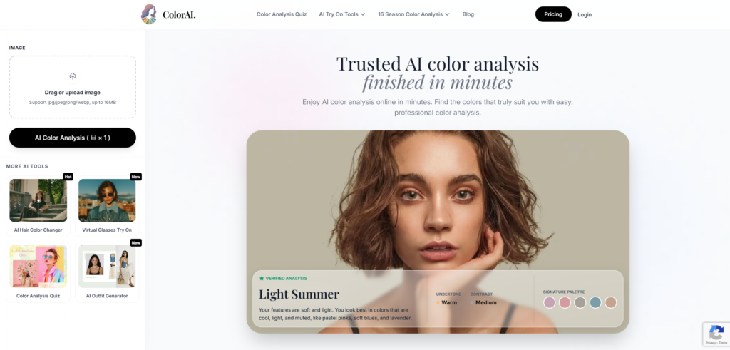 AI Color Analysis