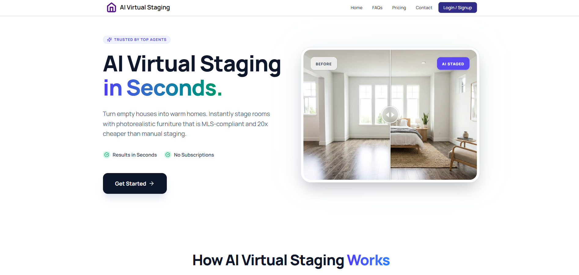 AI Virtual Staging
