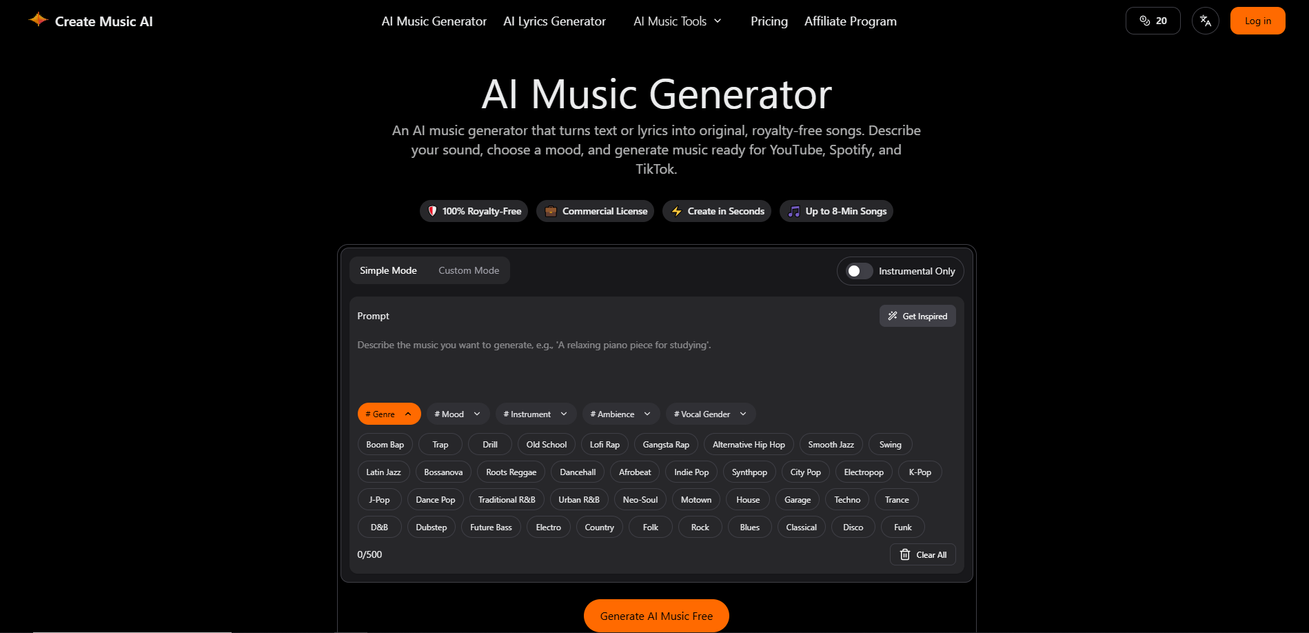 Create Music AI