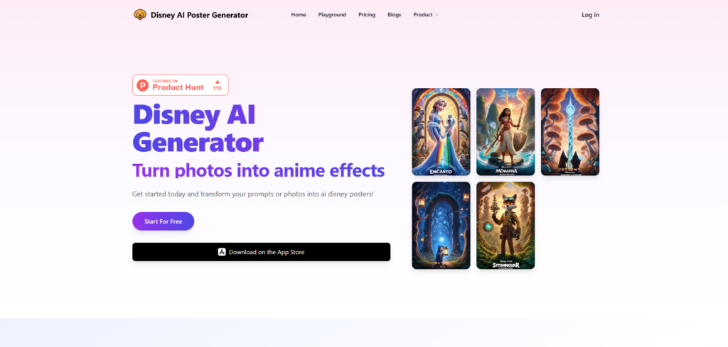 Disney AI Poster