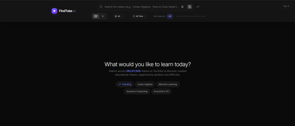 Findtube.AI