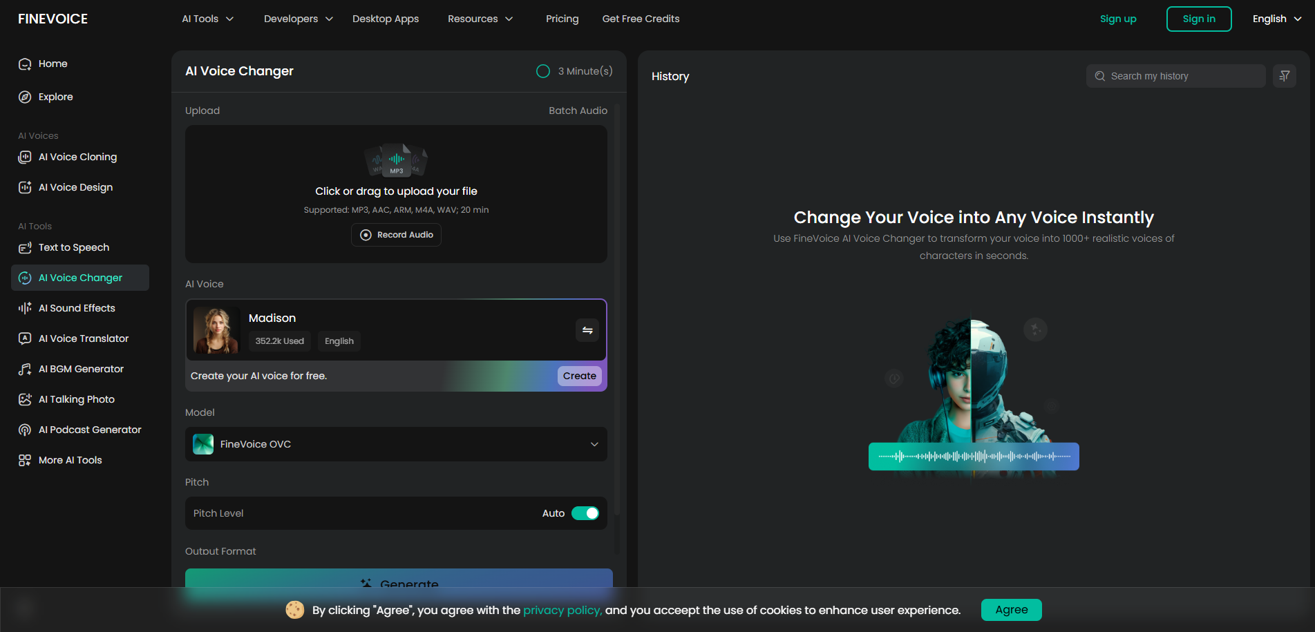 Fineshare FineVoice AI