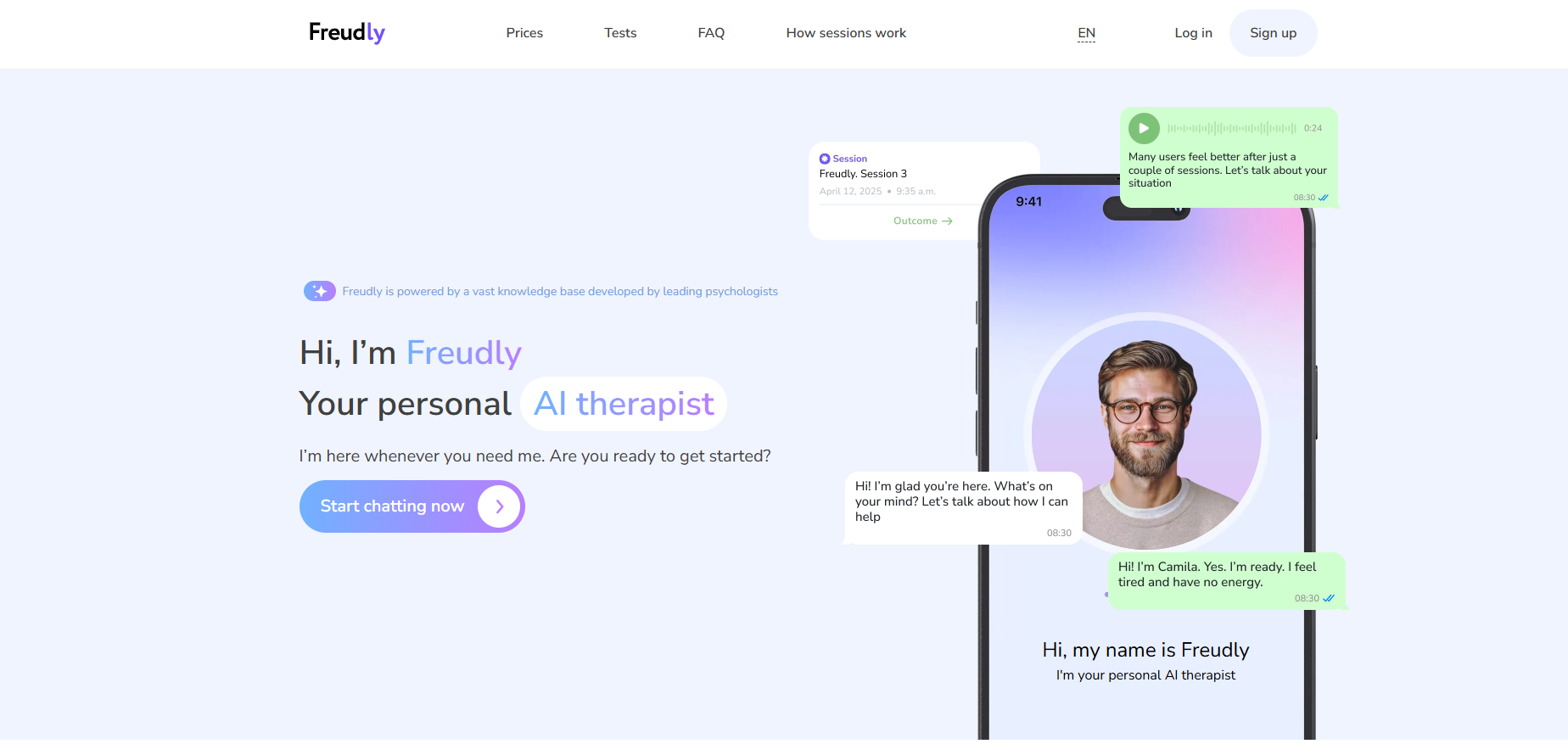 Freudly AI Therapist