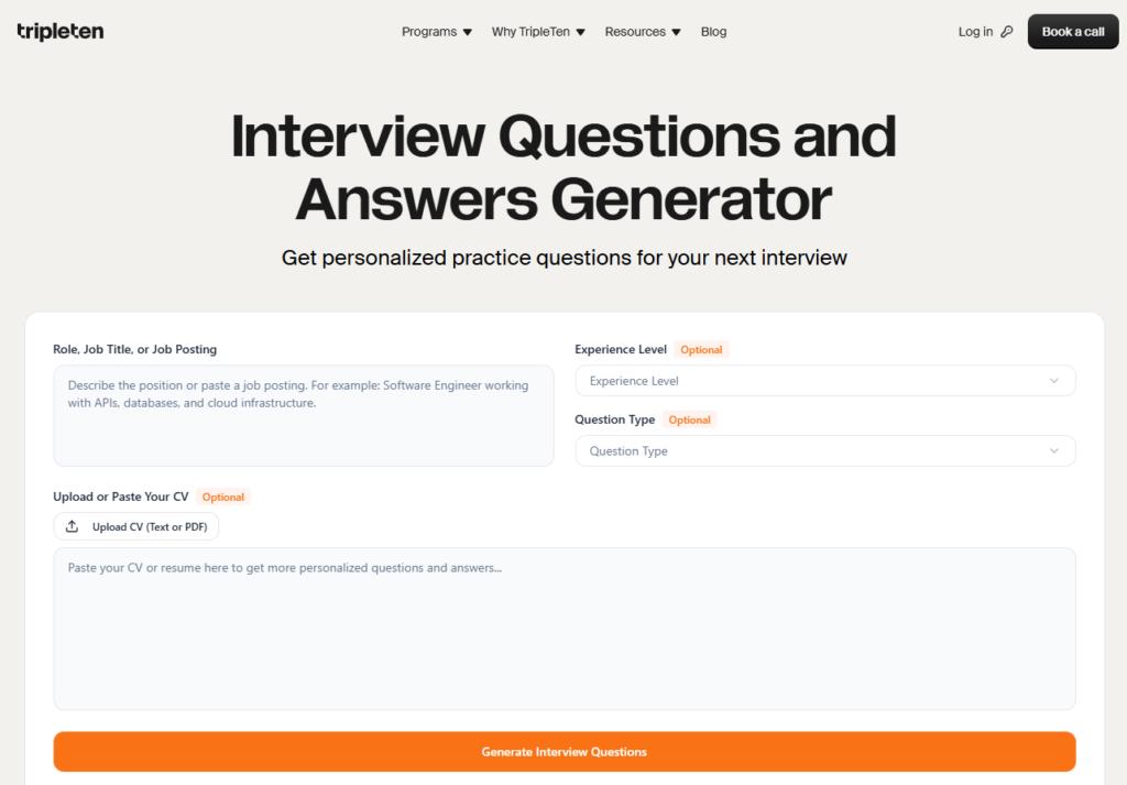 Interview Q&A AI