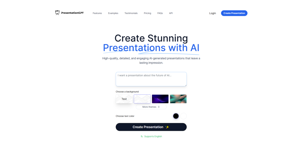 PresentationGPT