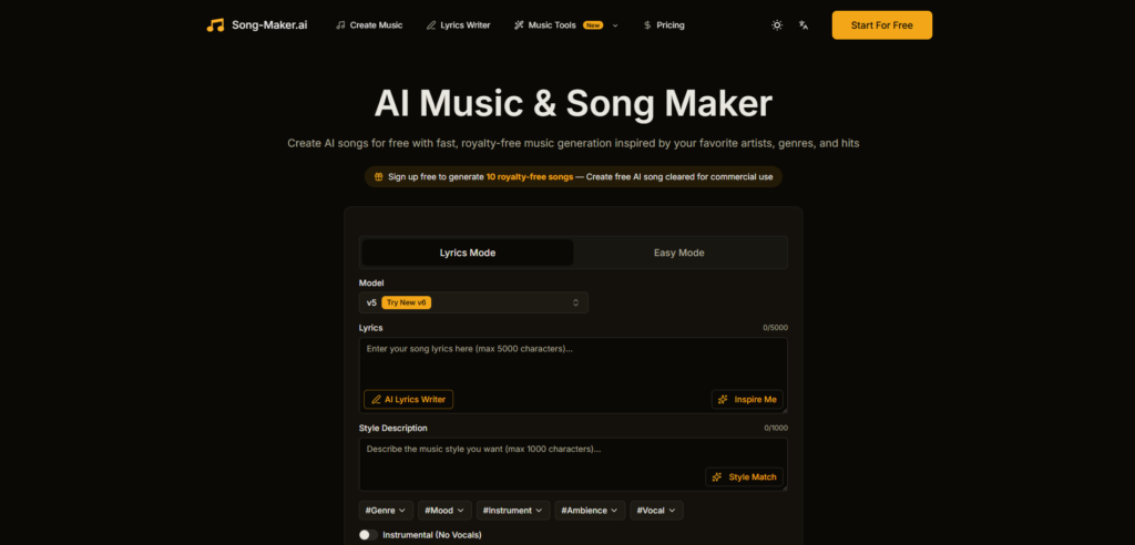 Song Maker AI