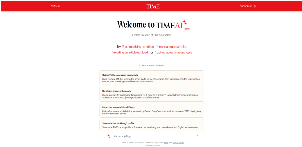 TIME AI