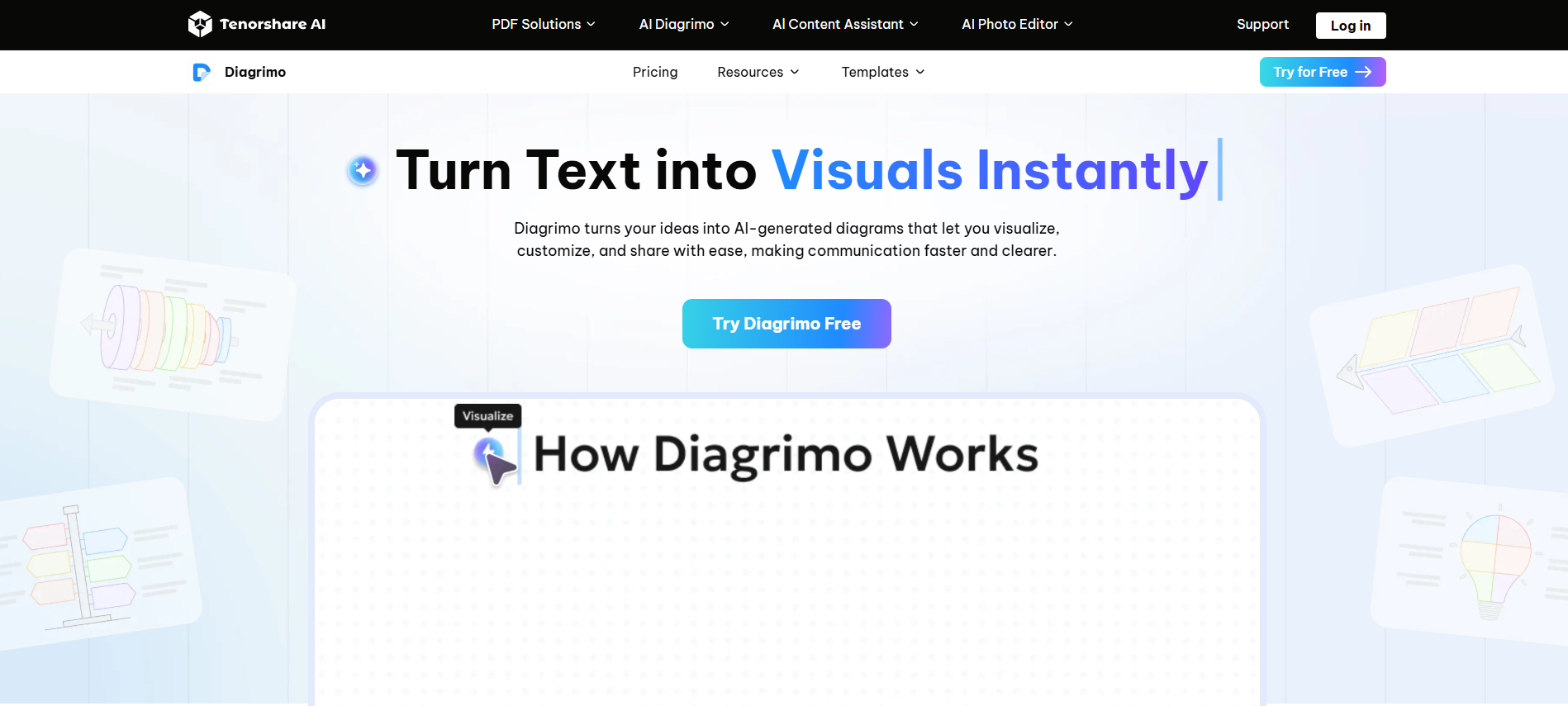 Tenorshare AI Diagrimo