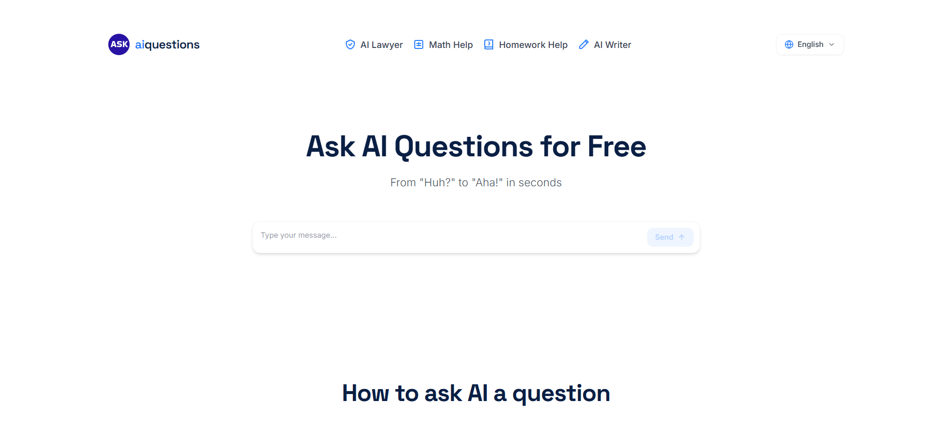 Ask AI Questions Online