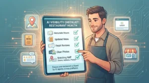 restaurant AI visibility checklist for menus reviews and business information