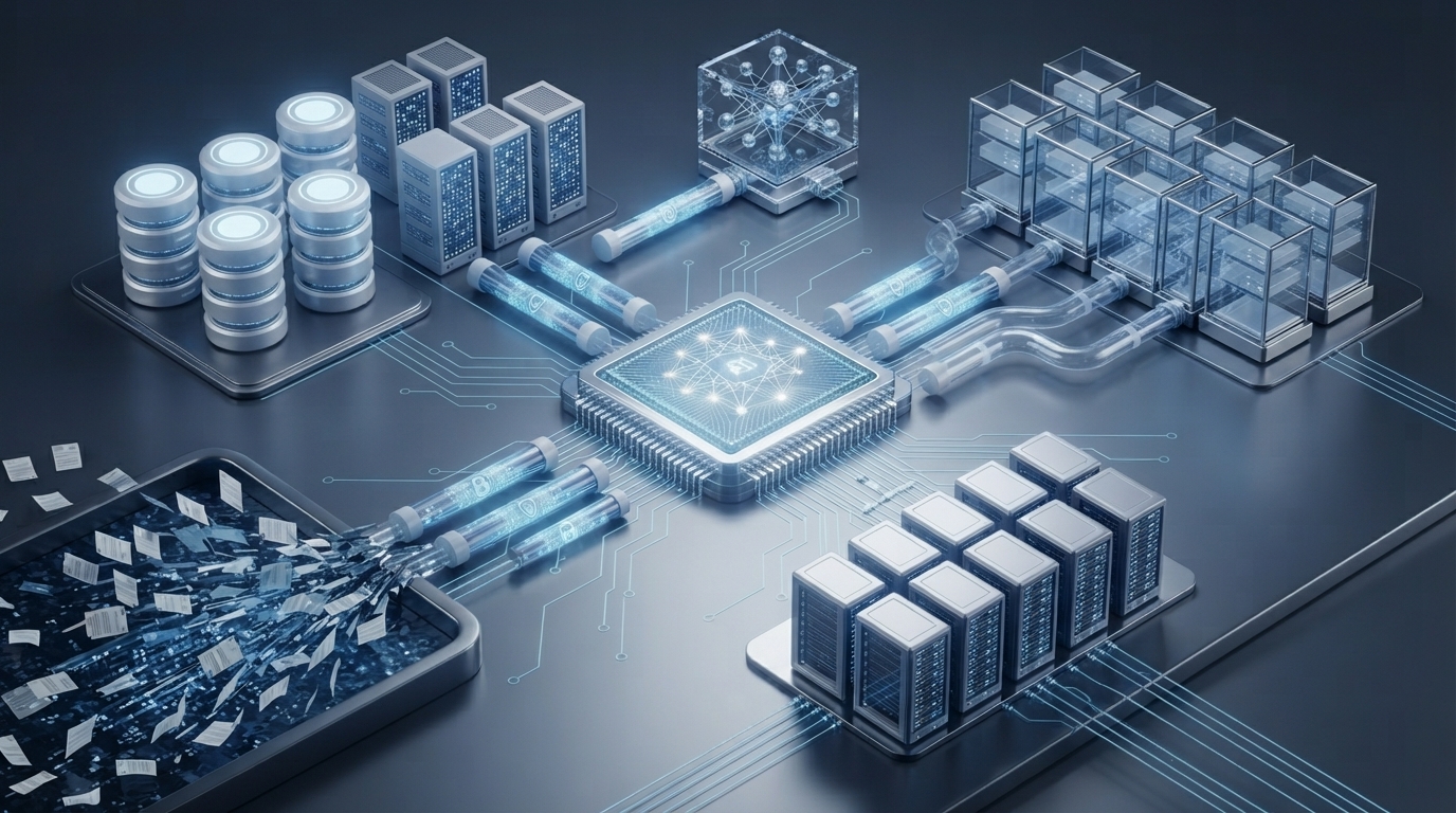 Enterprise data infrastructure supporting AI readiness and governance