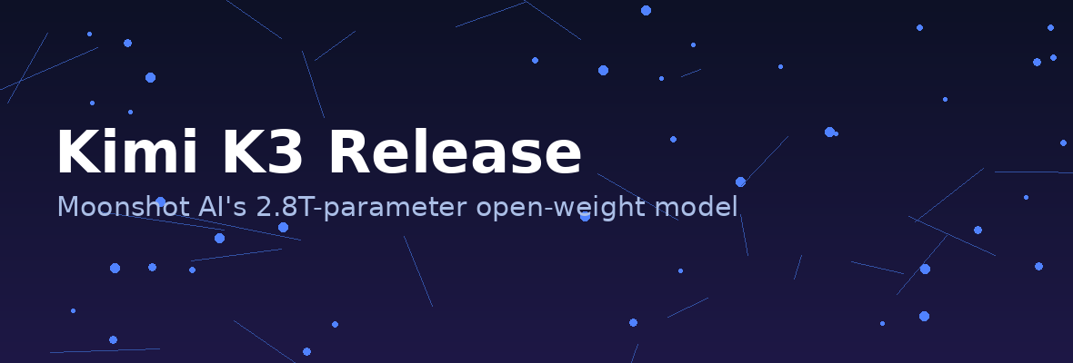 Kimi K3 Release: Benchmarks, Pricing and Open Weights Date