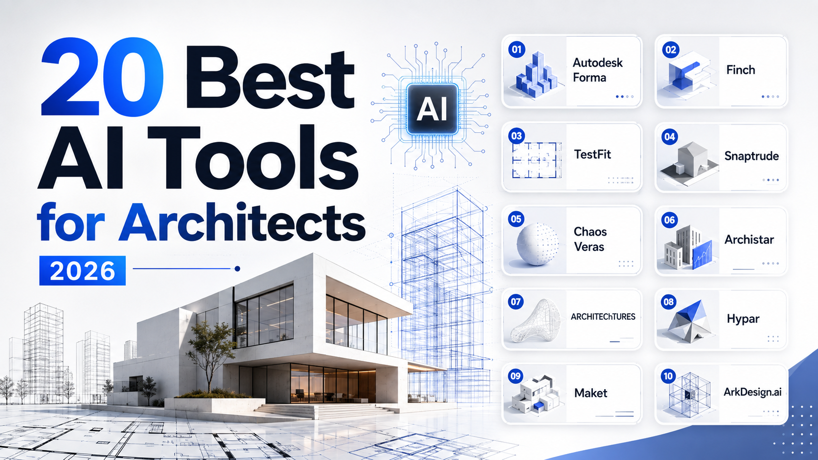20 Best AI Tools for Architects in 2026: Complete Guide