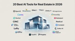 20 best AI tools for real estate in 2026