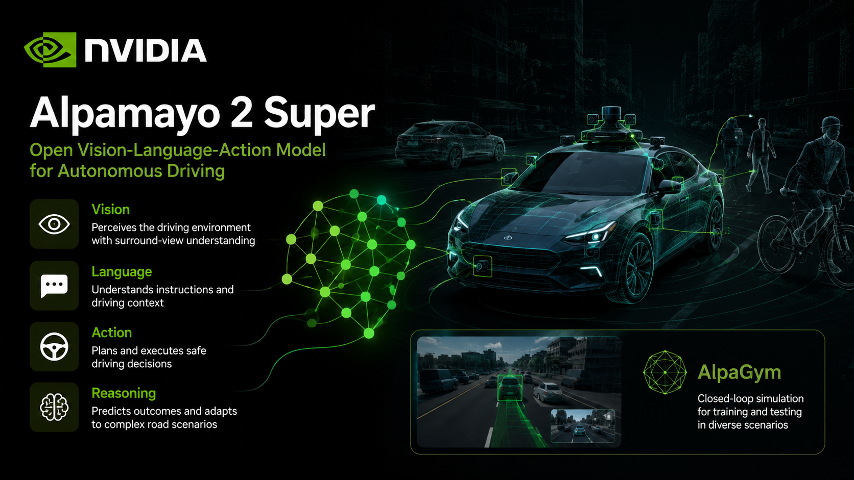 NVIDIA Alpamayo 2 Super Brings AI Reasoning to Robotaxis Now