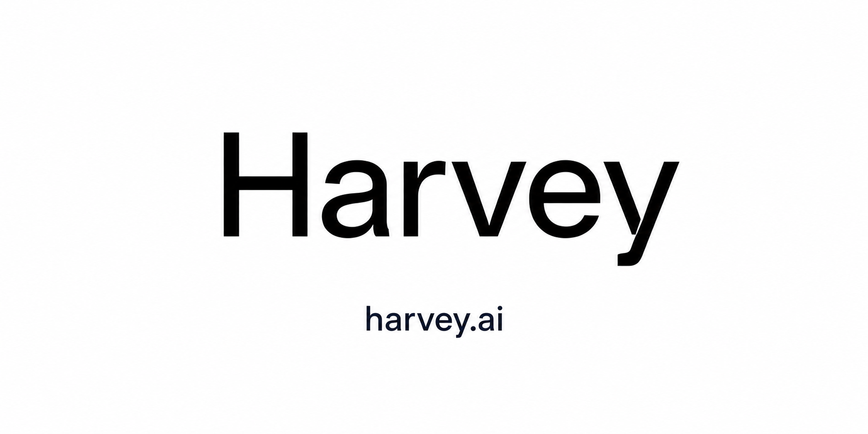 Harvey AI logo for legal research and drafting