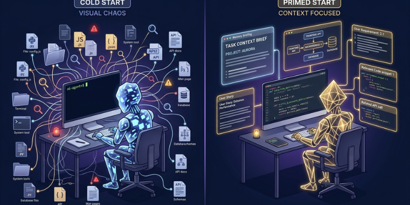 PrimeAgentOrchestrator gives Claude Code agents memory-backed context before startup.