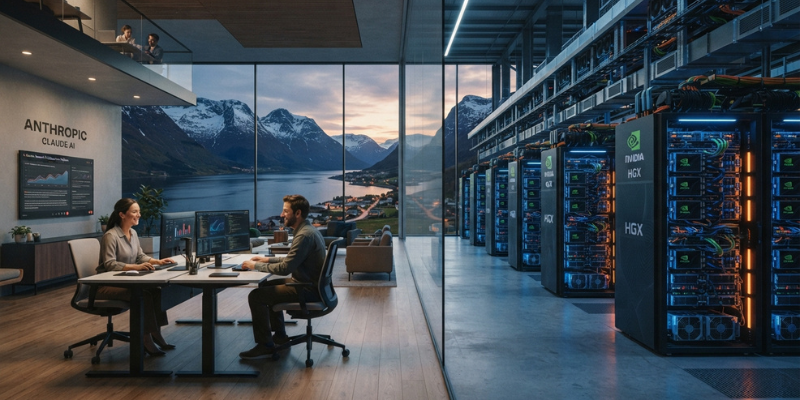 Anthropic $10 billion Volta compute deal for a 133 MW AI data center in Norway