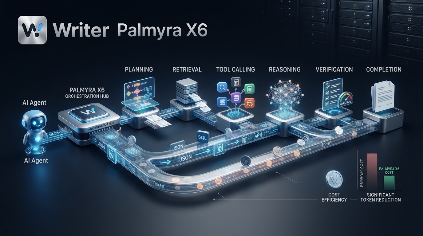 Palmyra X6 Cuts AI Agent Costs for Enterprise Workflows
